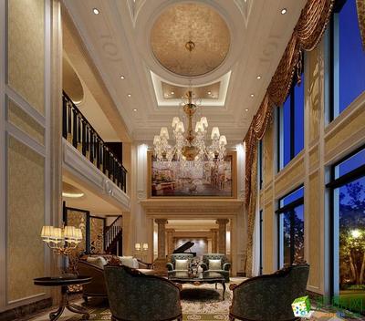 湖南省名仕大宅装饰-古典欧式别墅装修效果图欣赏