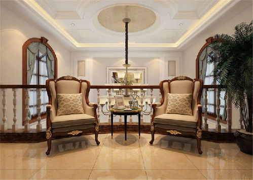 杭州美式风格别墅室内装修 经典与现代的交融