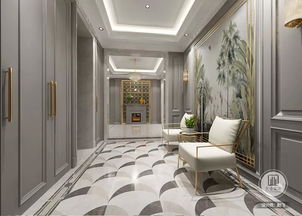 展现法式浪漫 南京景枫你山联排别墅法式风格装修效果图